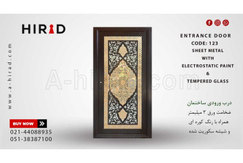 درب حیاط نفر رو طرح عمارت کد 10123